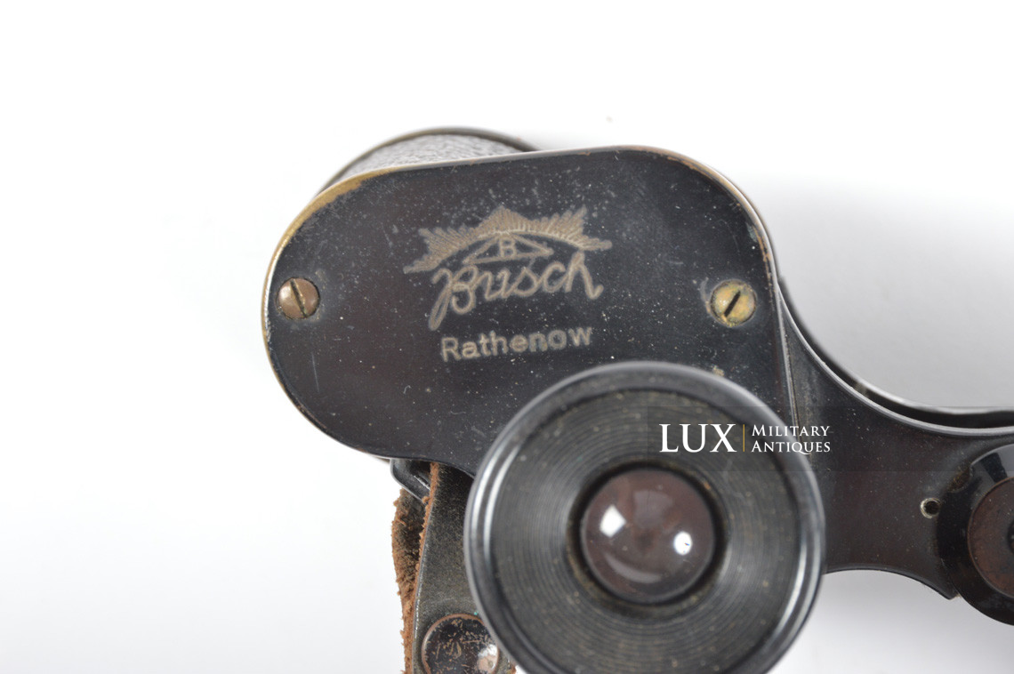 Early German 6x30 power issued field binoculars, dienstglas, « Busch Rathenow » - photo 12
