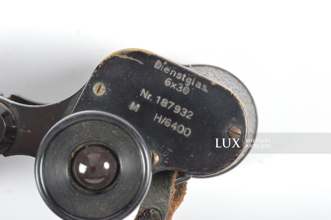 Early German 6x30 power issued field binoculars, dienstglas, « Busch Rathenow » - photo 13