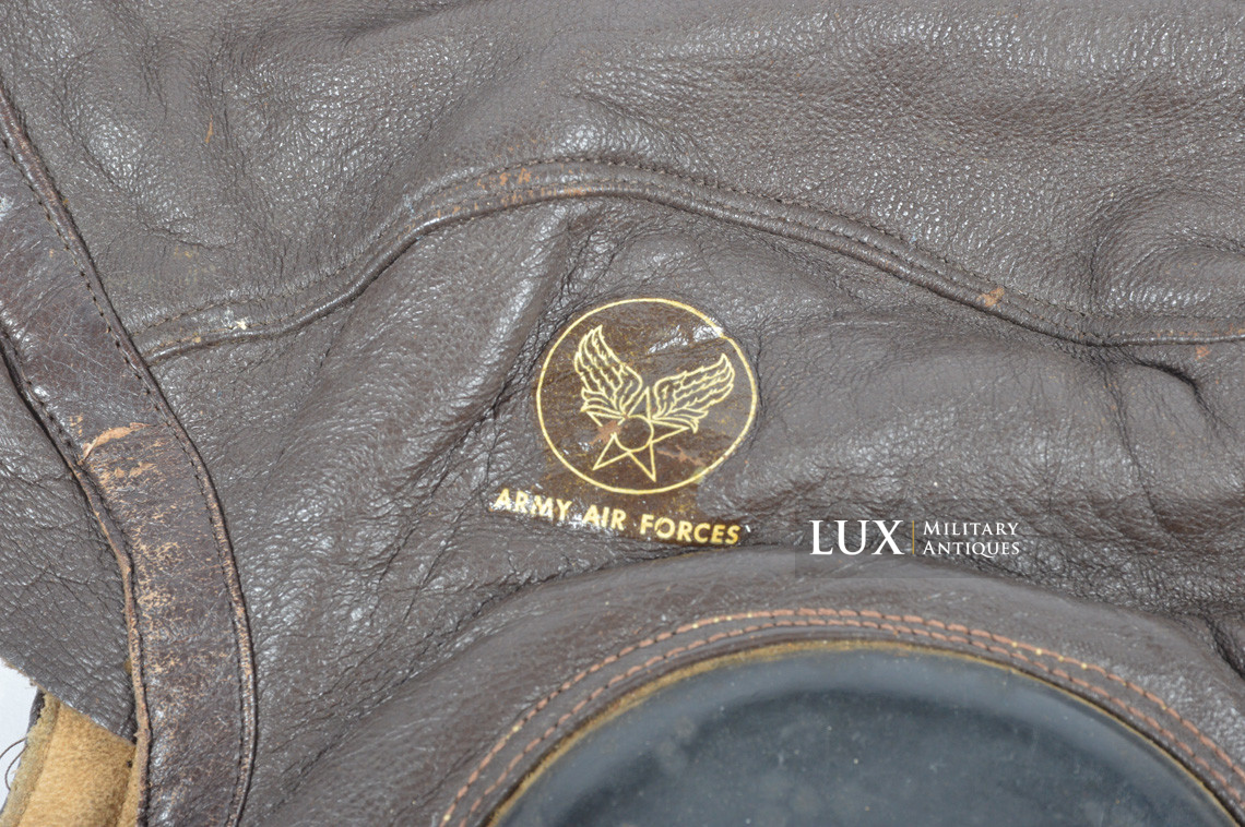 USAAF flying leather helmet, Type A-11 - photo 7
