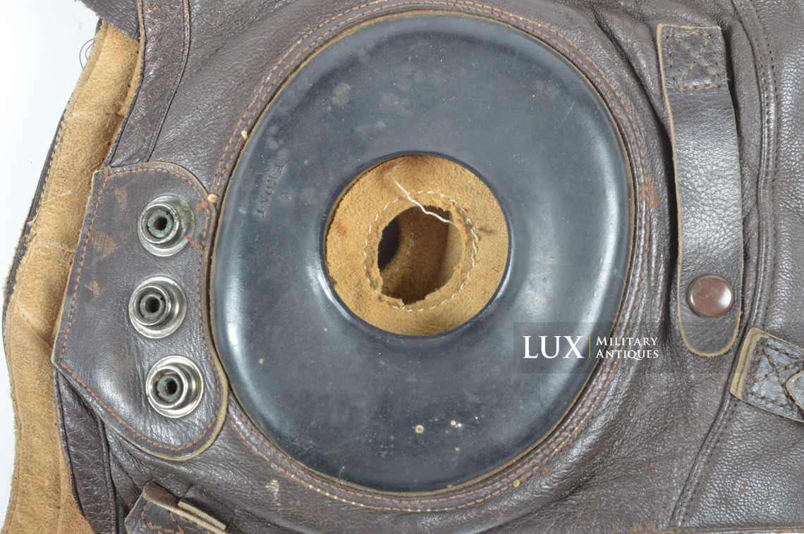 USAAF flying leather helmet, Type A-11 - photo 8