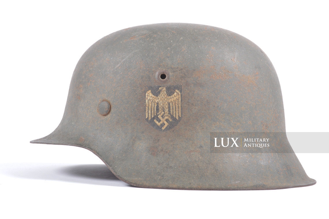 Casque allemand M42 Heer un insigne, « ckl64 » - photo 4