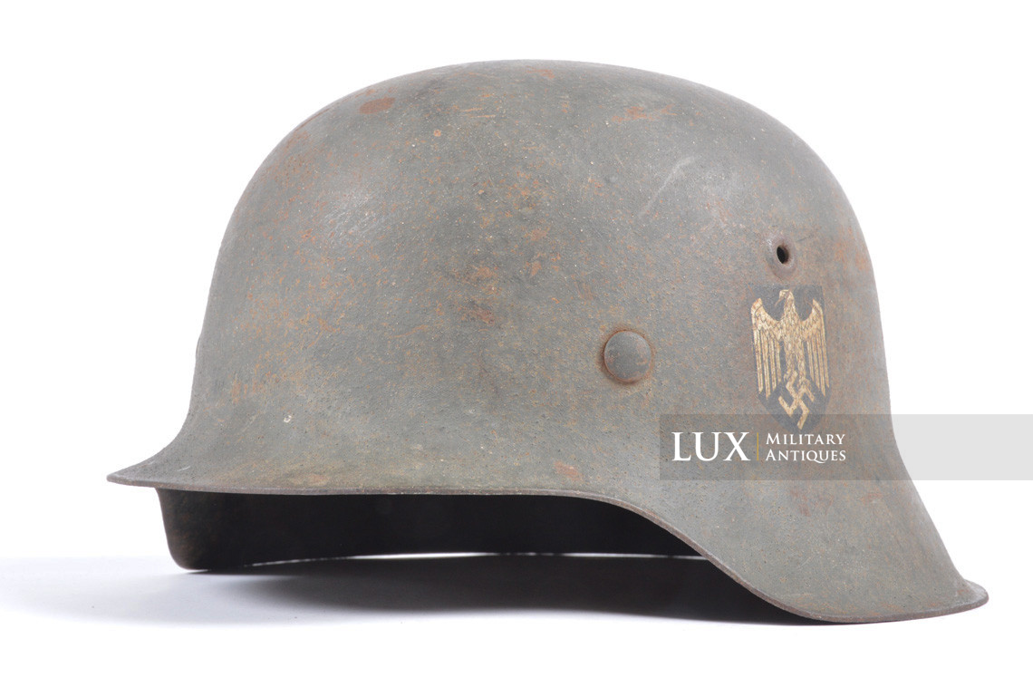 Casque allemand M42 Heer un insigne, « ckl64 » - photo 7