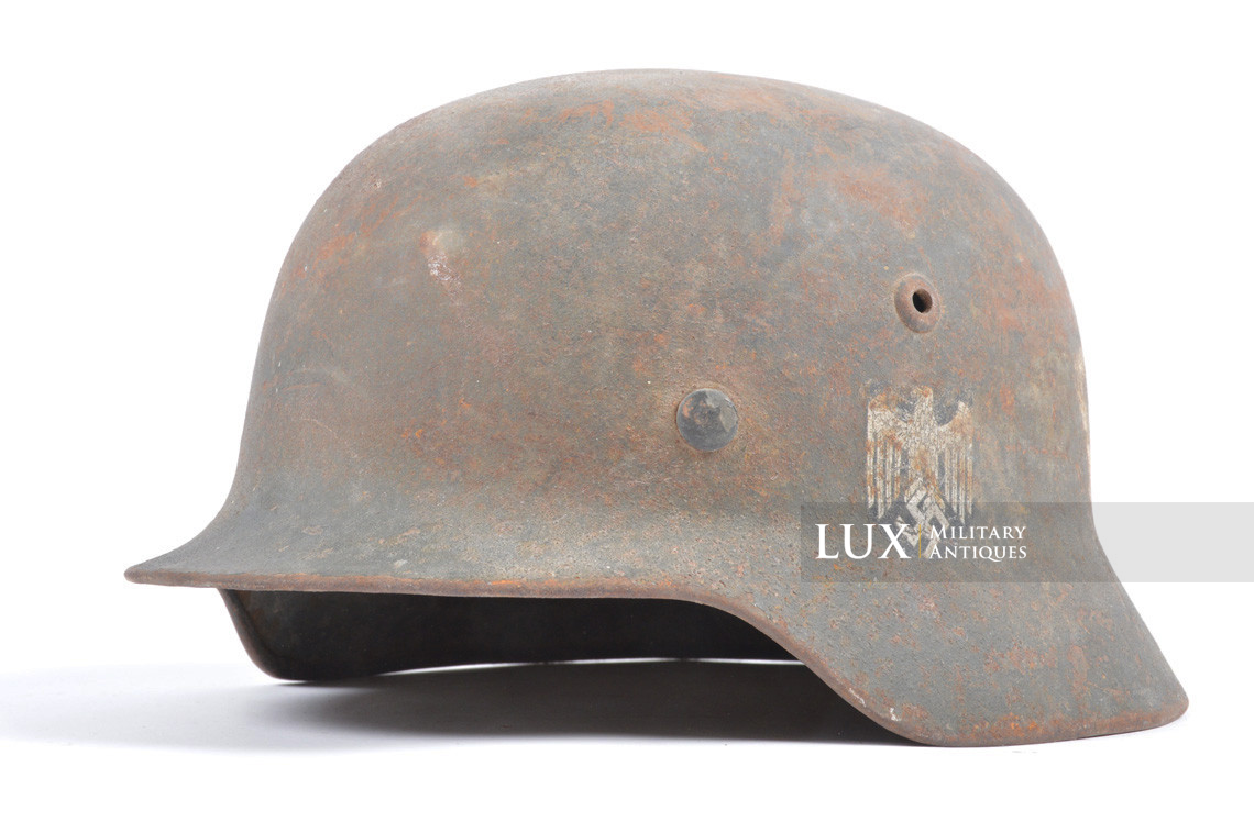 Casque allemand M35 Heer reconditionné, « dans son jus » - photo 8