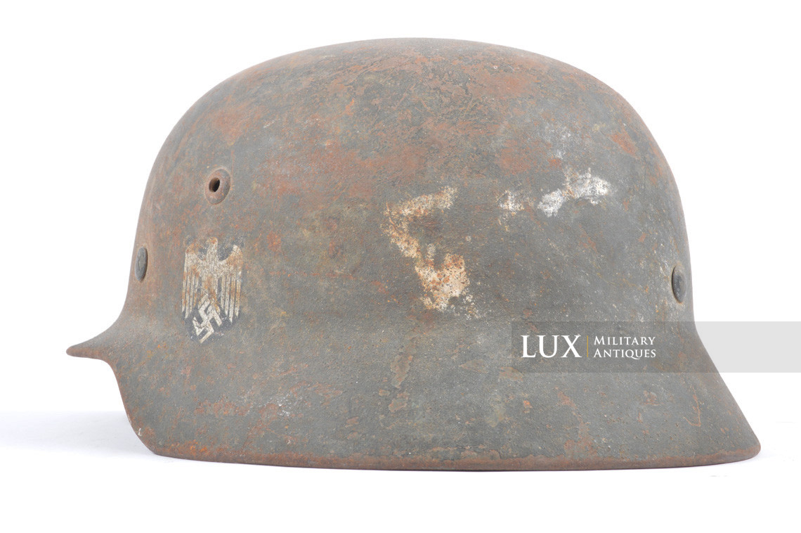 Casque allemand M35 Heer reconditionné, « dans son jus » - photo 14