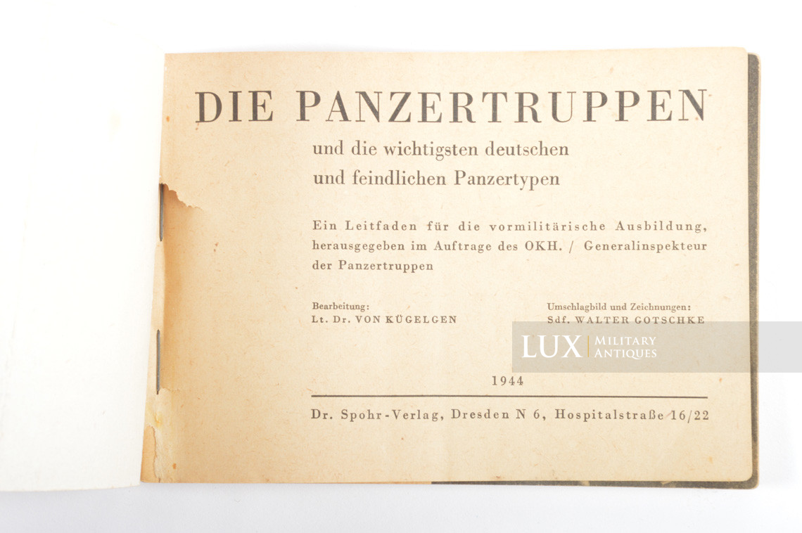 Rare late-war German photo booklet, « Die Panzertruppen » - photo 8