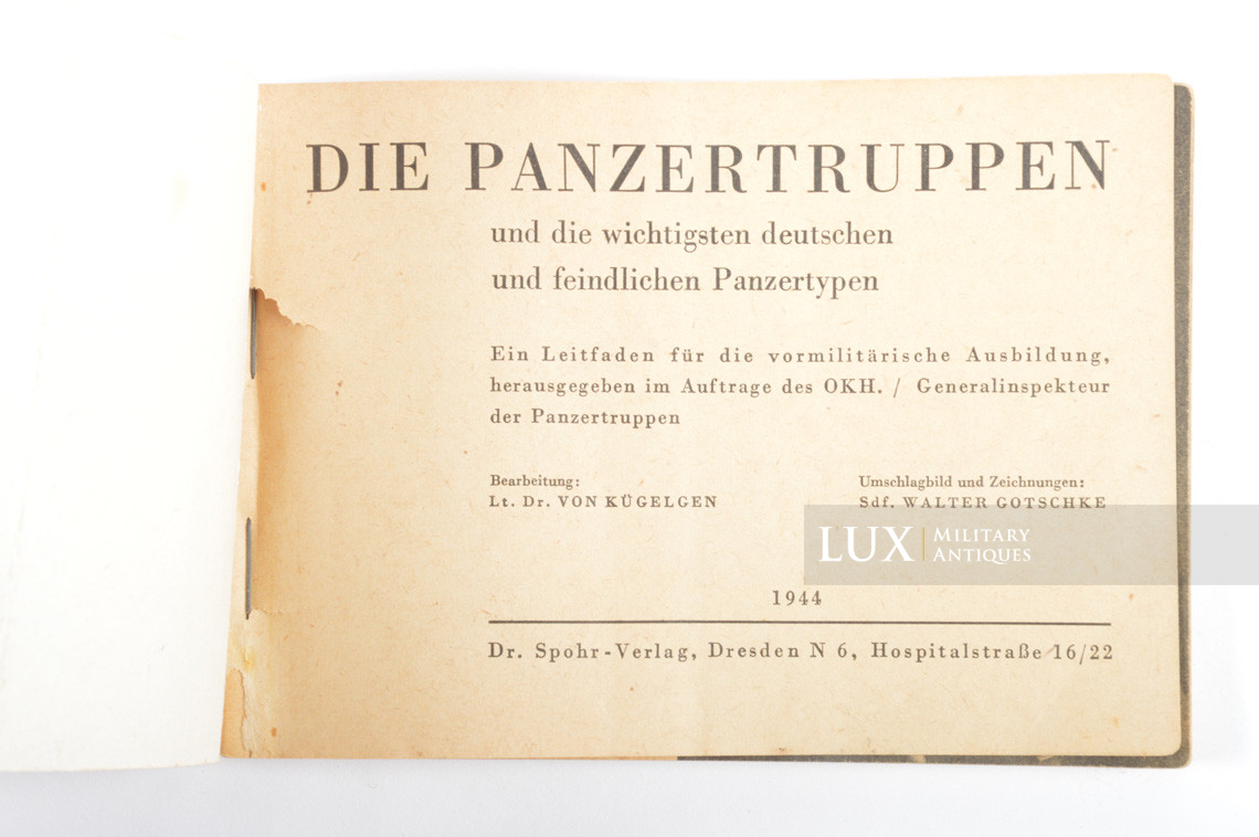 Rare livret allemand,« Die Panzertruppen » - photo 8