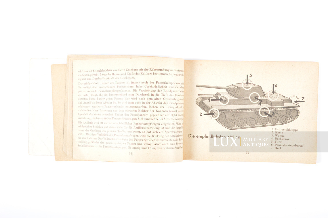 Rare late-war German photo booklet, « Die Panzertruppen » - photo 22