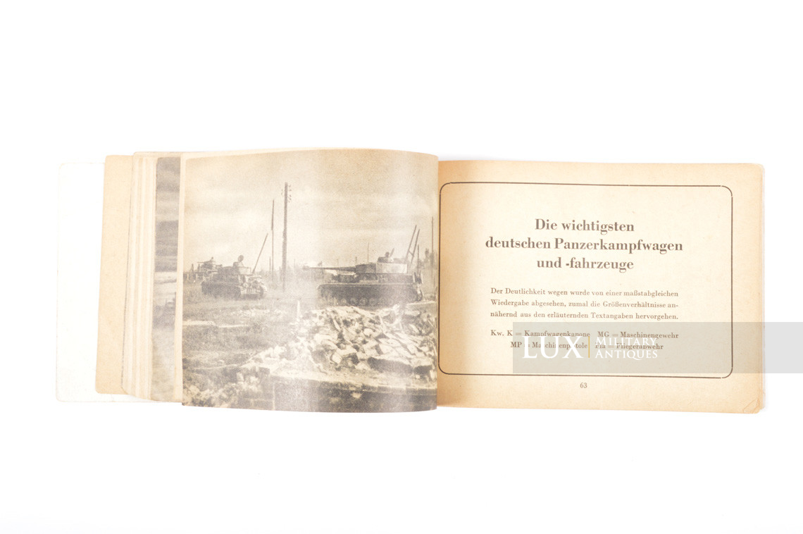 Rare late-war German photo booklet, « Die Panzertruppen » - photo 24