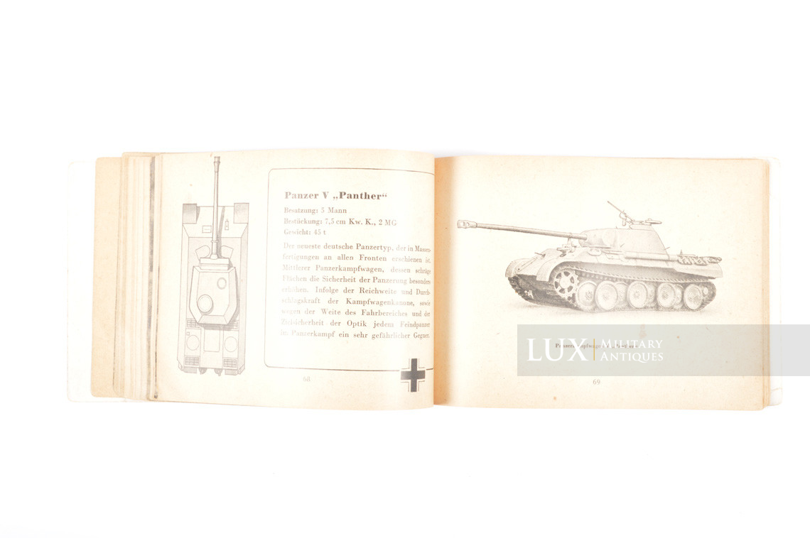 Rare livret allemand,« Die Panzertruppen » - photo 27