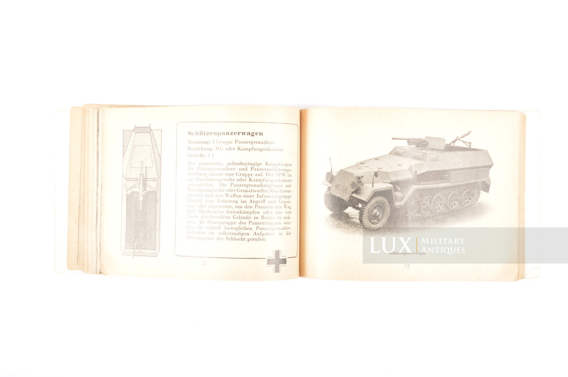 Rare livret allemand,« Die Panzertruppen » - photo 29