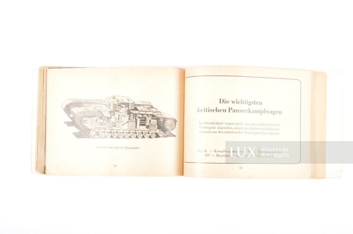 Rare livret allemand,« Die Panzertruppen » - photo 36