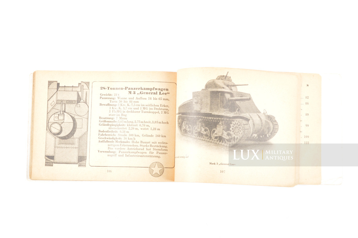 Rare livret allemand,« Die Panzertruppen » - photo 43