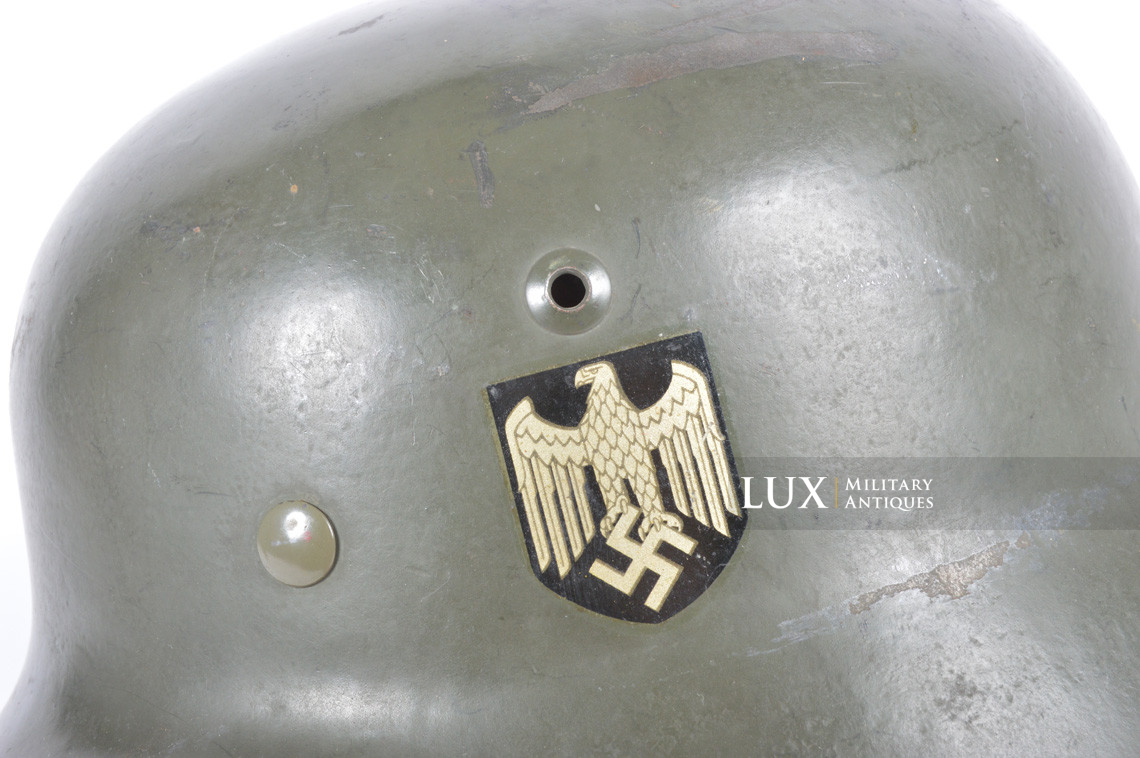 Casque M35 Heer double insigne, « SE64 » - photo 17