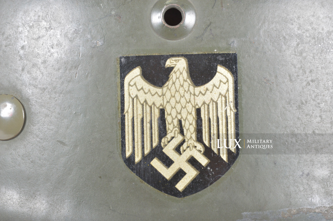 Casque M35 Heer double insigne, « SE64 » - photo 20