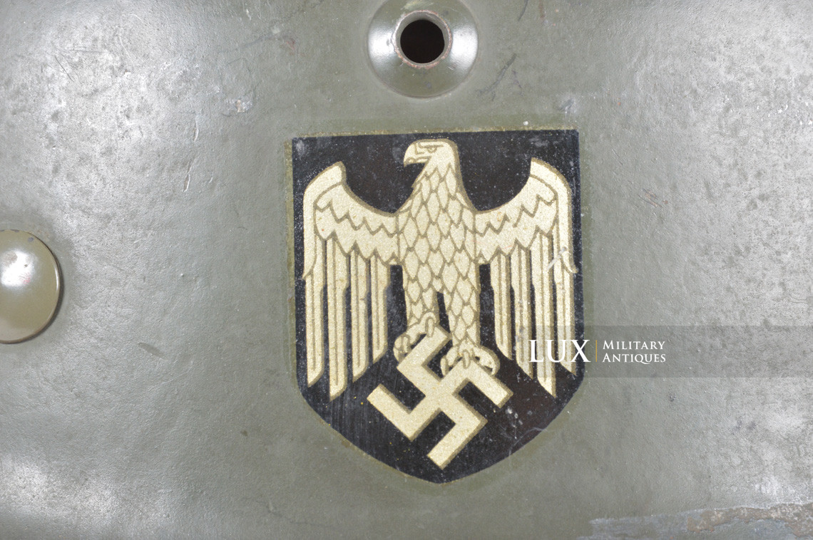 Casque M35 Heer double insigne, « SE64 » - photo 20