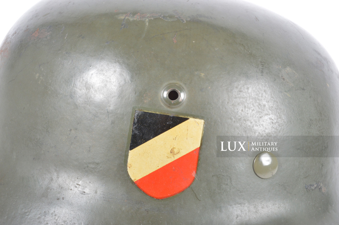 Casque allemand M 35, casque en acier à double autocollant, SE64