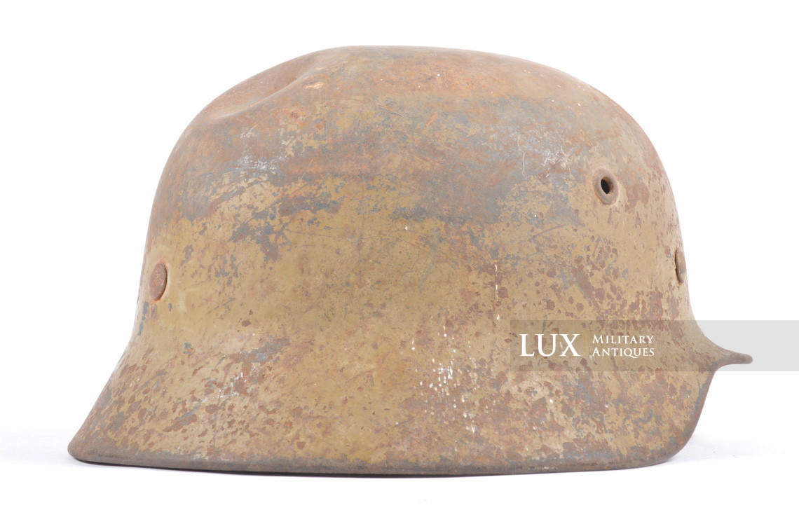 M40 Luftwaffe tropical camouflage combat helmet, « untouched / battle damage » - photo 11