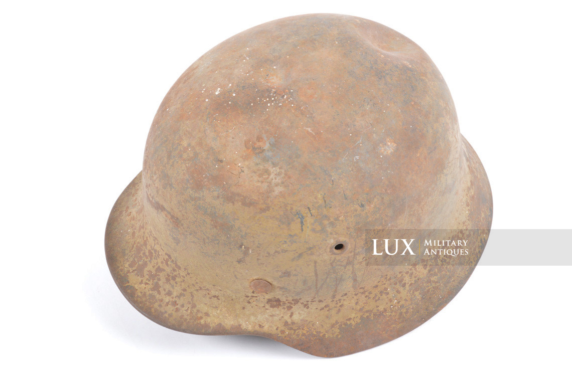 M40 Luftwaffe tropical camouflage combat helmet, « untouched / battle damage » - photo 14