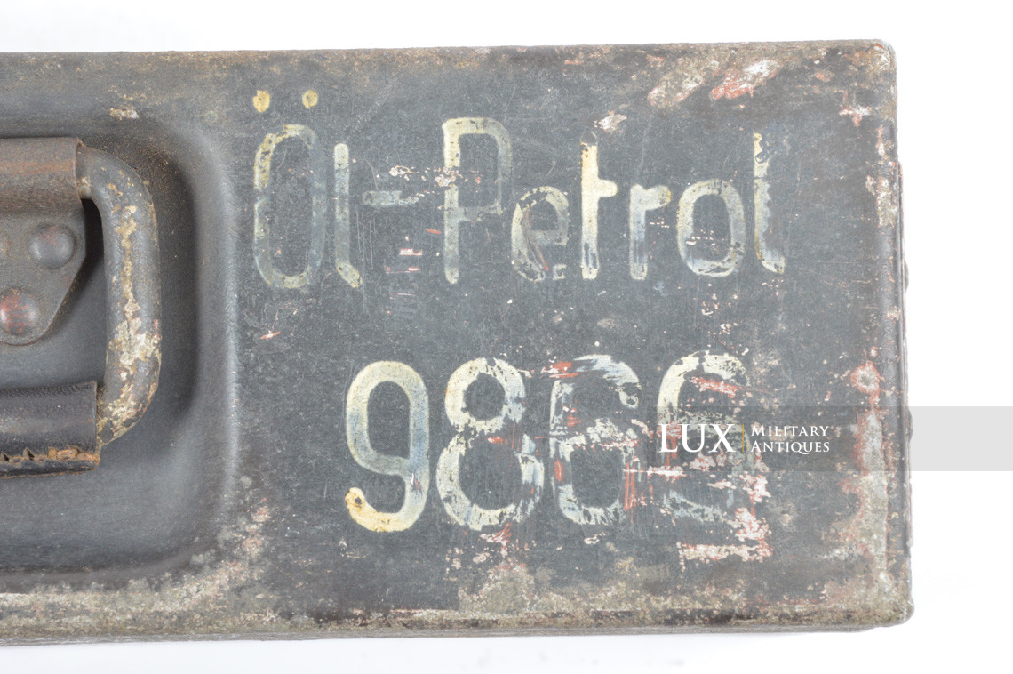 German early-war MG34/42 ammunitions case, « Öl-Petrol » - photo 14