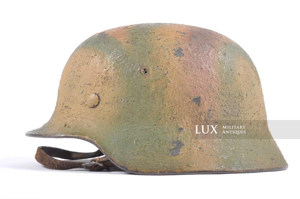 Casque M40 Heer texturé et camouflé trois tons « Normandie » - photo 4