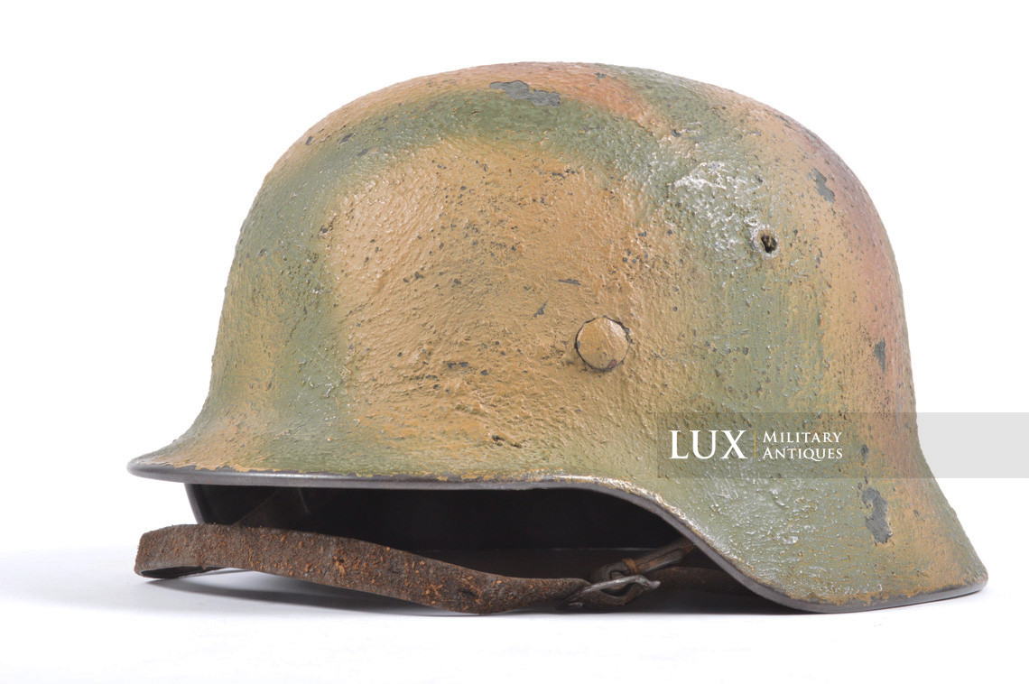 Casque M40 Heer texturé et camouflé trois tons « Normandie » - photo 7