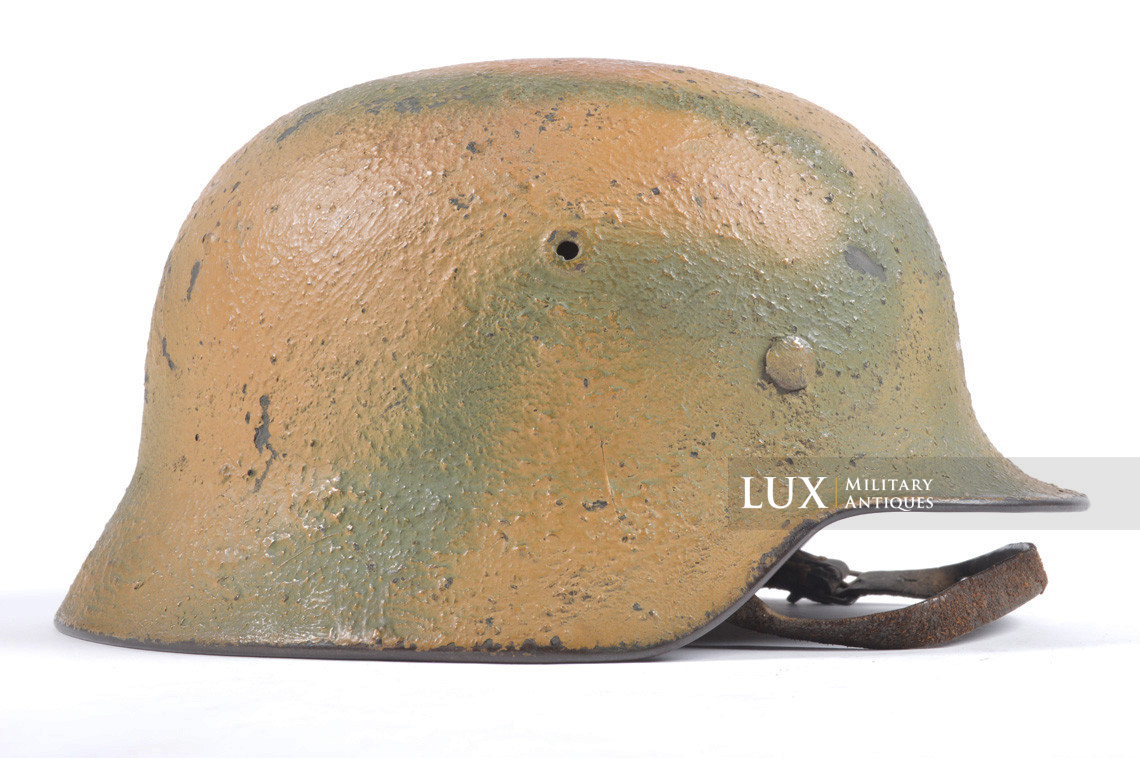 Casque M40 Heer texturé et camouflé trois tons « Normandie » - photo 10