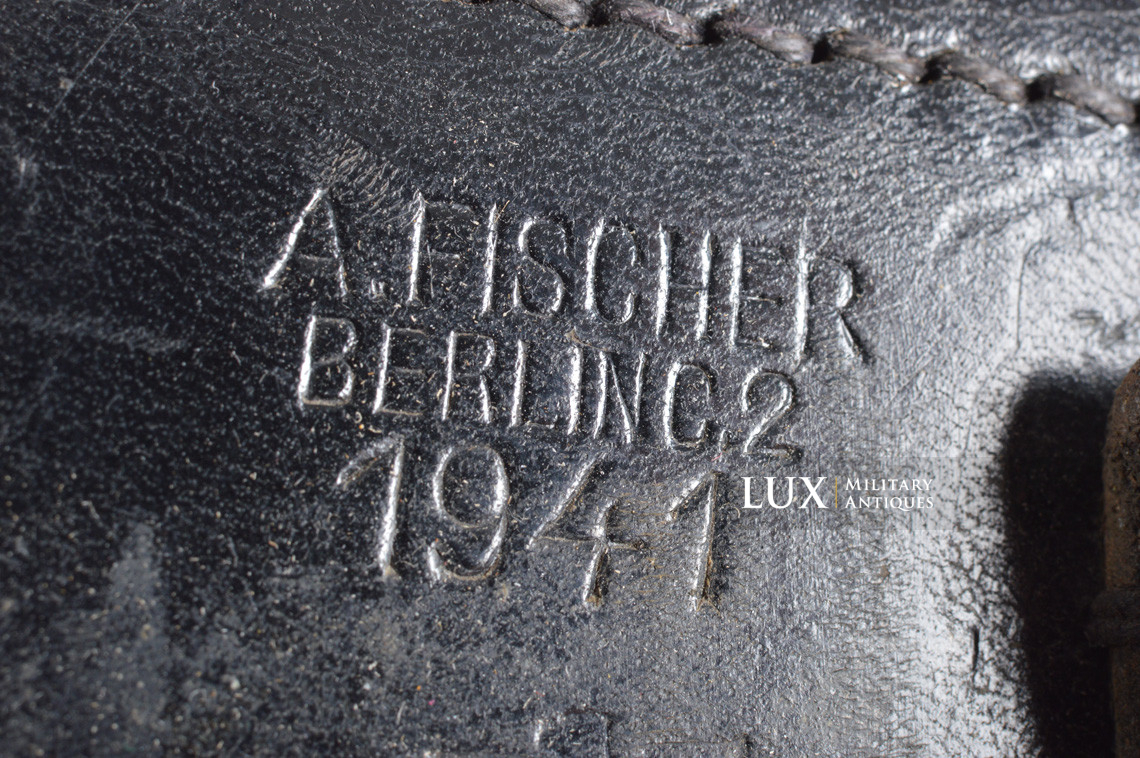 Gaine de pistolet allemand P08 police, « A. FISCHER 1941 » - photo 11