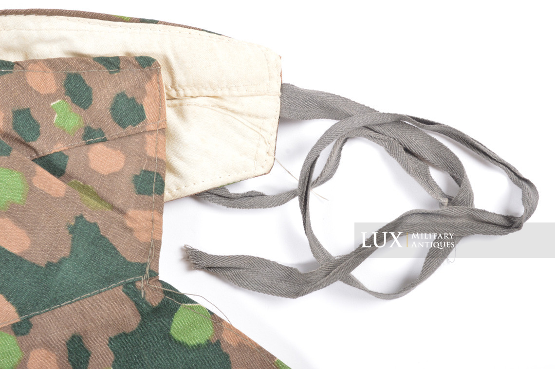 Waffen-SS dot camouflage / white reversible winter hood - photo 11
