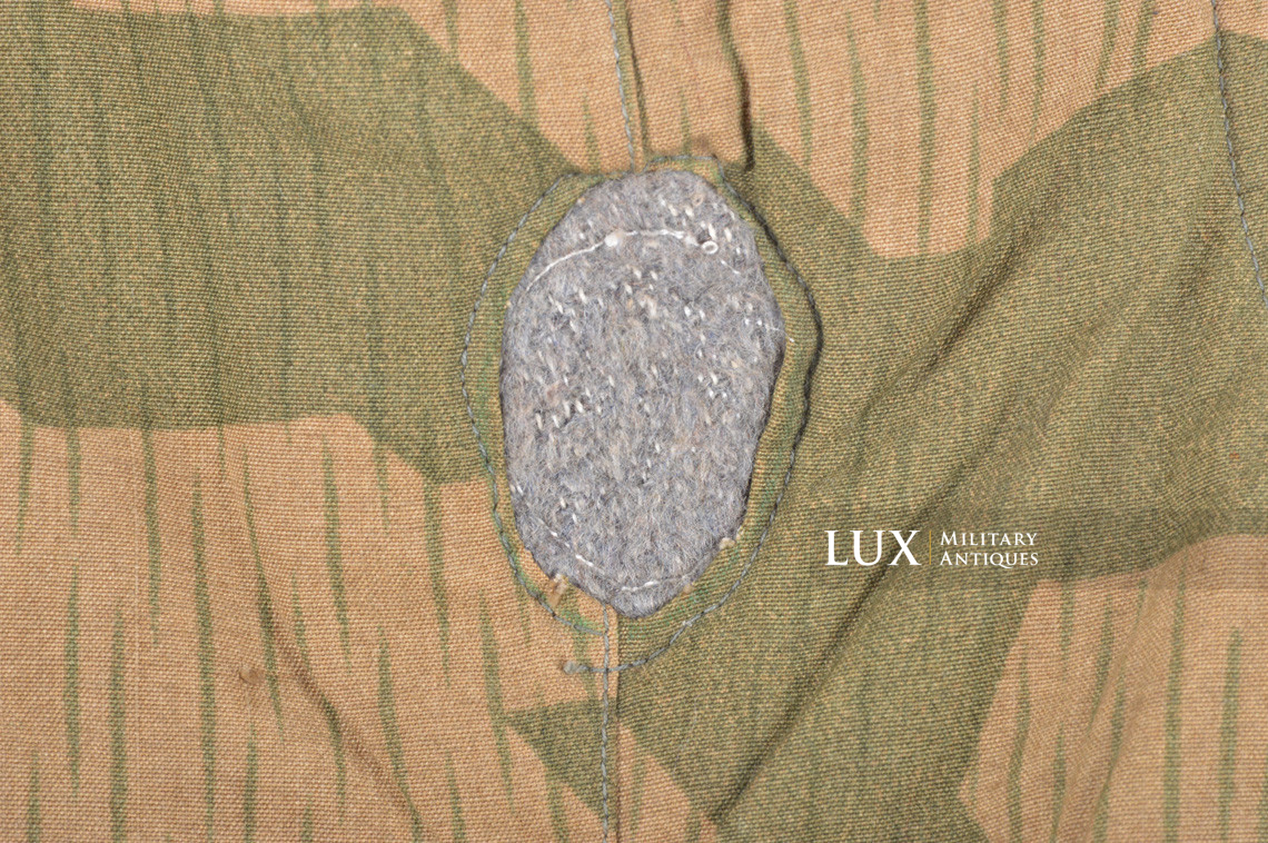 Rare Heer / Luftwaffe splinter pattern camouflage / white reversible winter hood, « Reversed colours » - photo 10