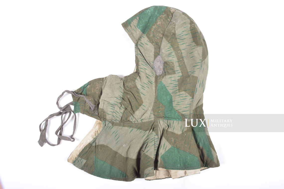 Heer / Luftwaffe splinter pattern camouflage / white reversible winter hood - photo 4