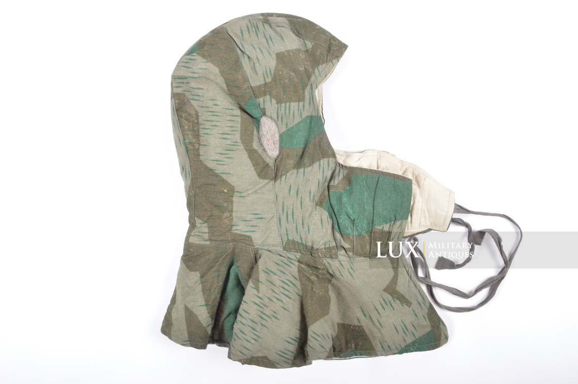 Heer / Luftwaffe splinter pattern camouflage / white reversible winter hood - photo 9