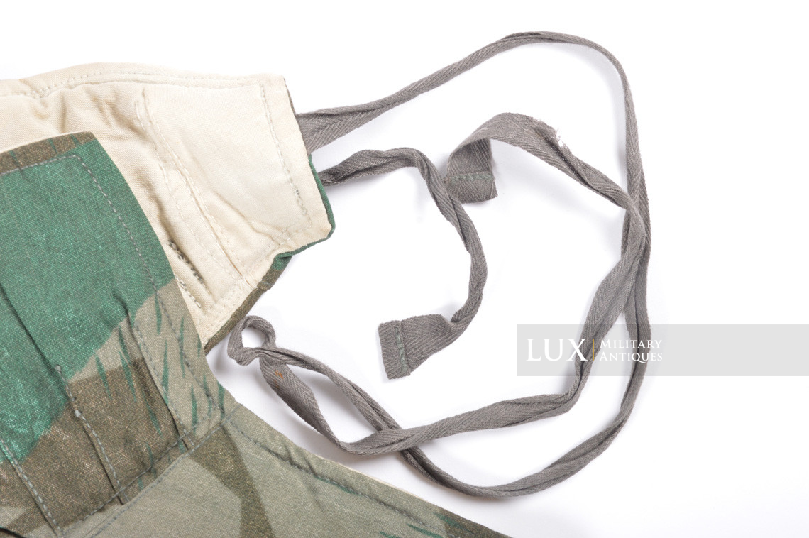 Heer / Luftwaffe splinter pattern camouflage / white reversible winter hood - photo 11