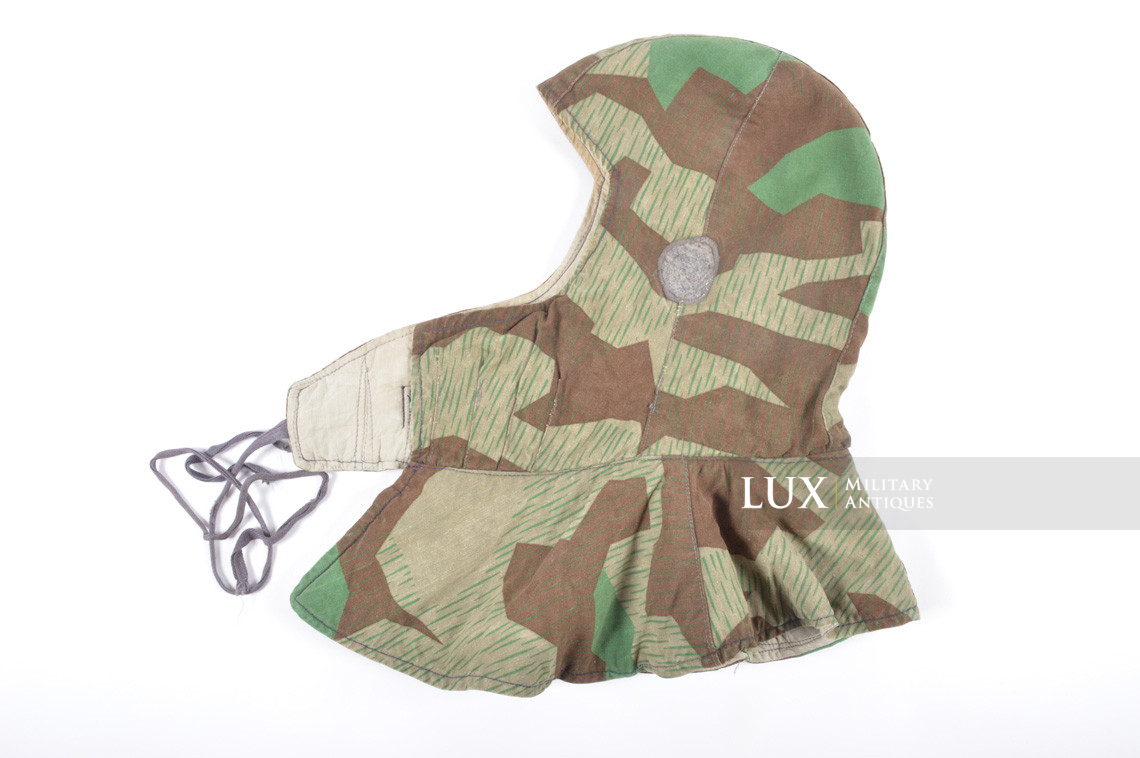 Heer / Luftwaffe splinter pattern camouflage / white reversible winter hood - photo 4