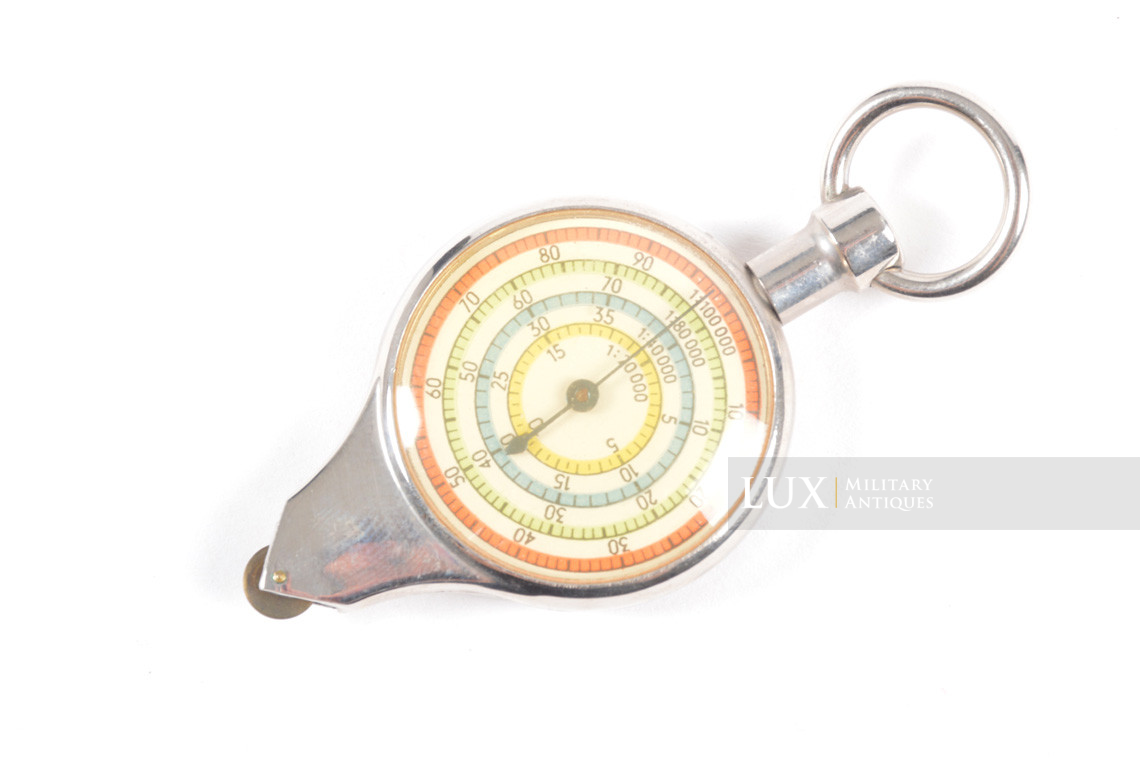Accessoire allemand de mesure de distance sur carte, « Kurvenmesser » - photo 7