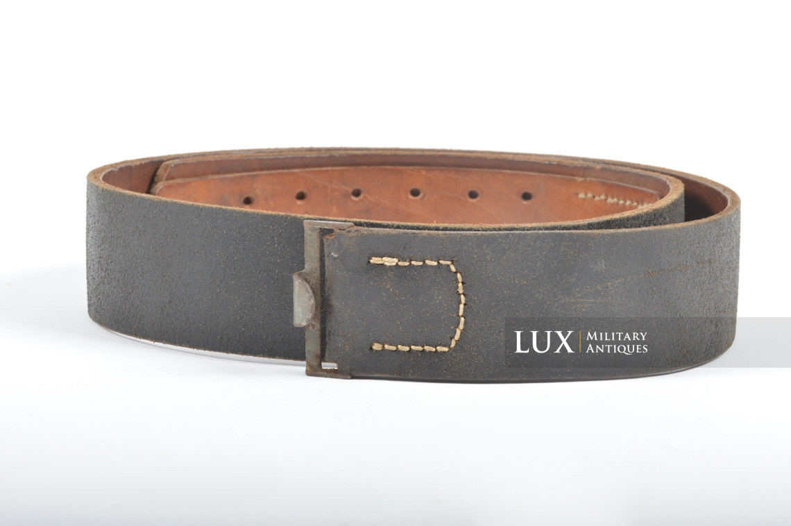 German late-war leather belt, named, « RBNr » - photo 4