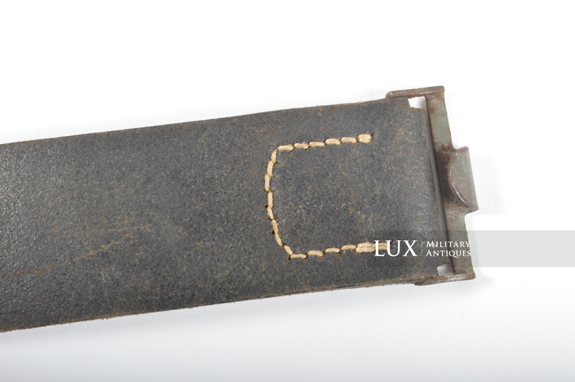 German late-war leather belt, named, « RBNr » - photo 8