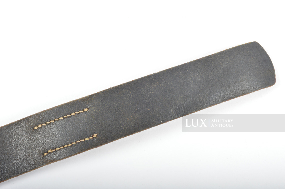 German late-war leather belt, named, « RBNr » - photo 9