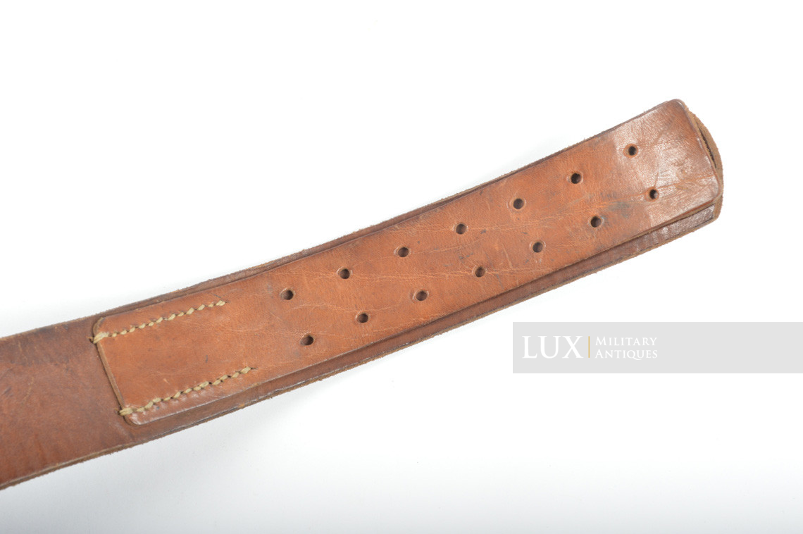 German late-war leather belt, named, « RBNr » - photo 14