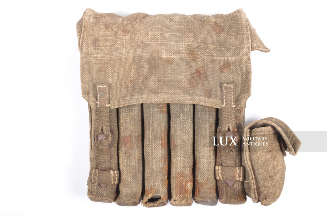 Rare early German MP38/40 six-cell pouch, « green web » - photo 4