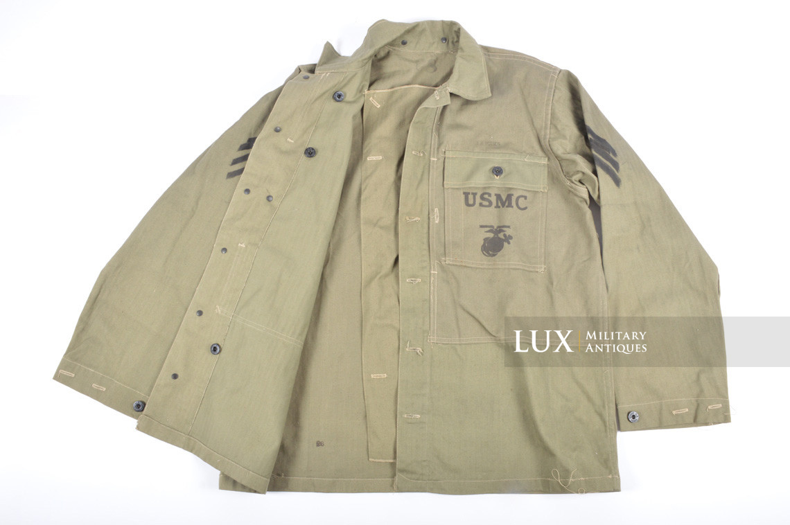 Veste de combat USMC en HBT - Lux Military Antiques - photo 15