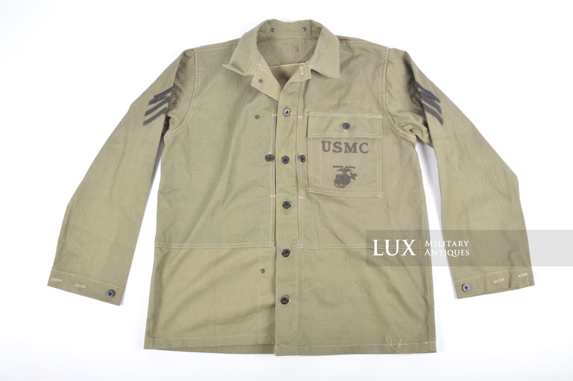 Veste de combat USMC en HBT - Lux Military Antiques - photo 4