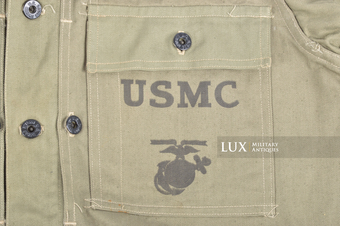 Veste de combat USMC en HBT - Lux Military Antiques - photo 9