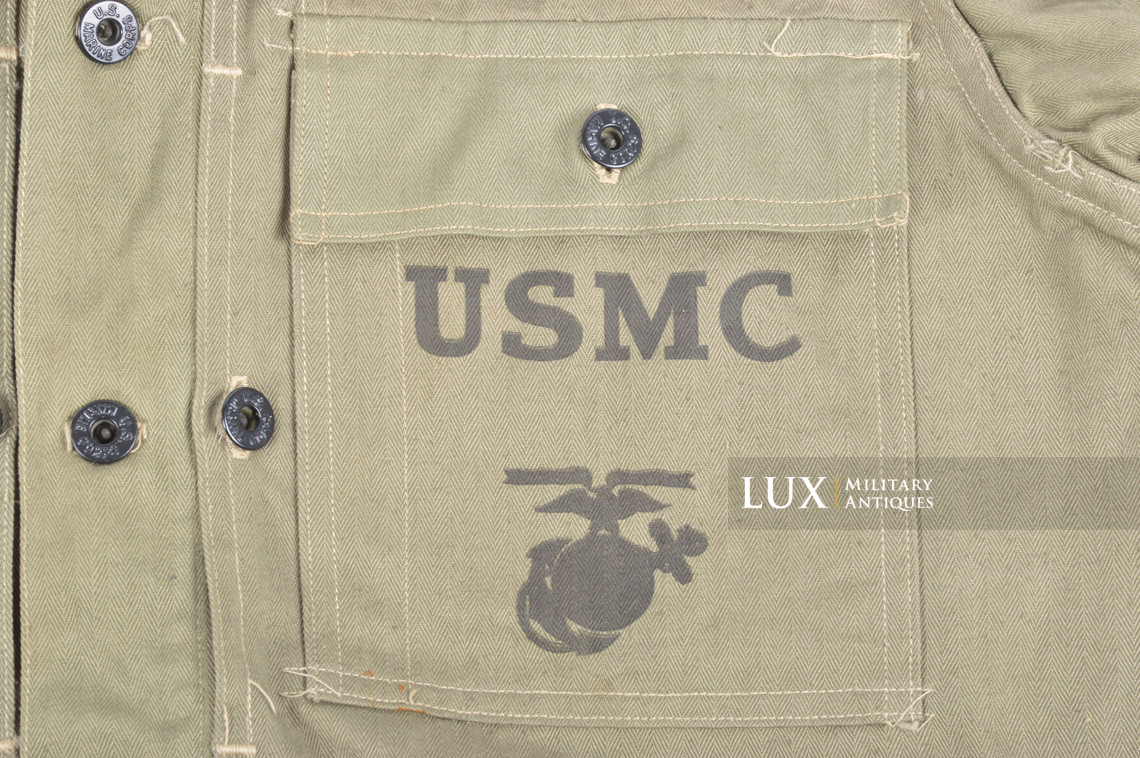 Veste de combat USMC en HBT - Lux Military Antiques - photo 8