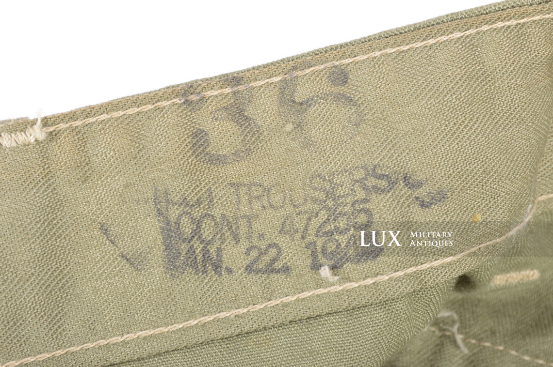 USMC P44 HBT « monkey » trousers, « mint / unissued / deadstock » - photo 19