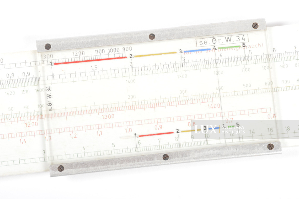 Règle à calcul de tirs de mortier allemand de 8 cm - photo 15