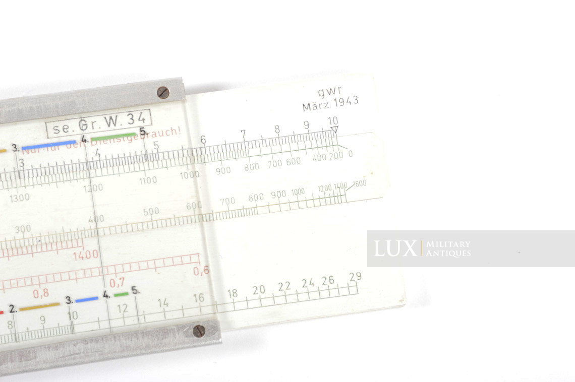 German 8cm mortar distance gauges calculation device - photo 16