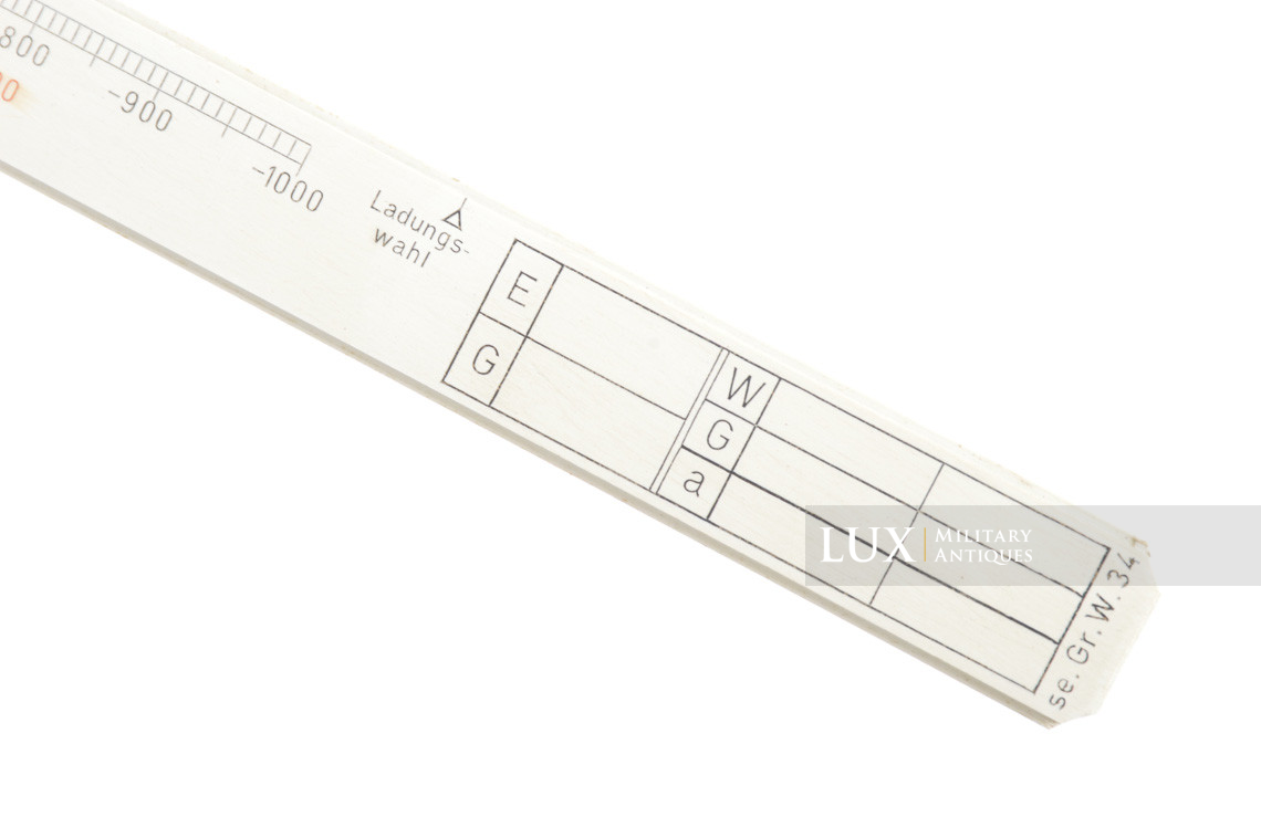 Règle à calcul de tirs de mortier allemand de 8 cm - photo 22