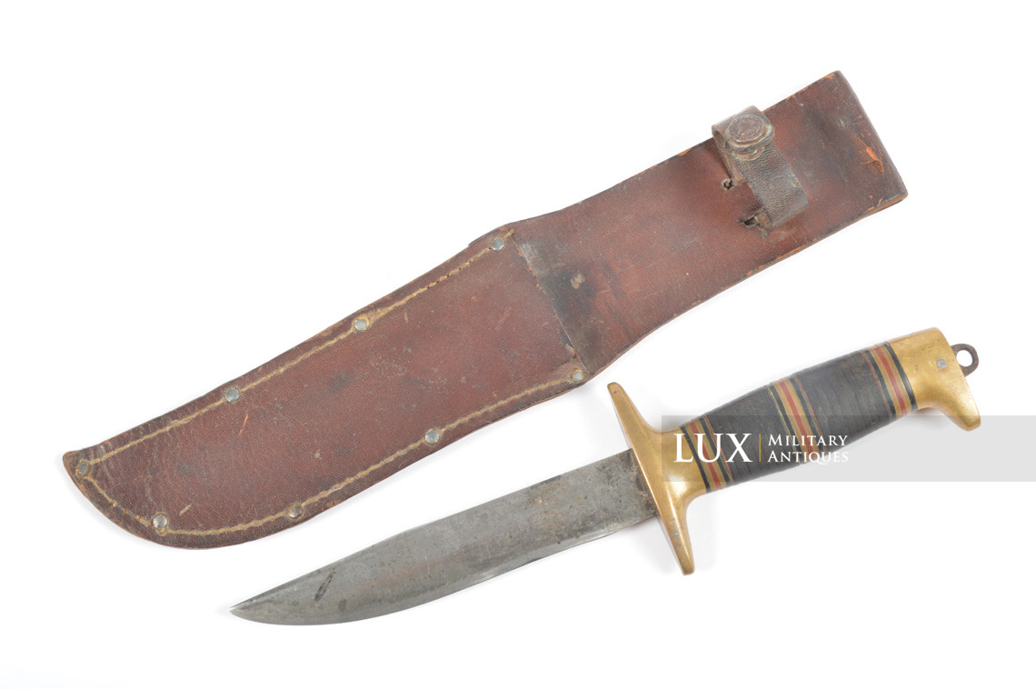 WWII US fighting knife by Richtig, « F.J.R. / CLARKSON NEBRASKA » - photo 4