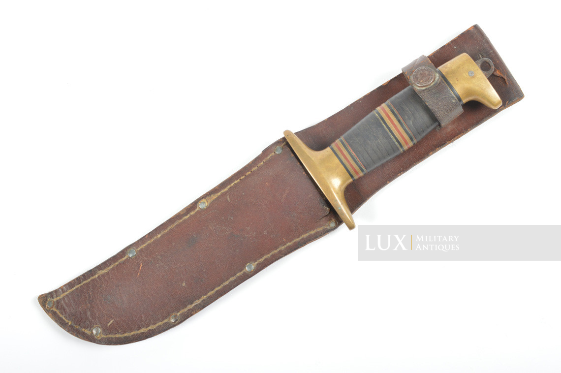 WWII US fighting knife by Richtig, « F.J.R. / CLARKSON NEBRASKA » - photo 8