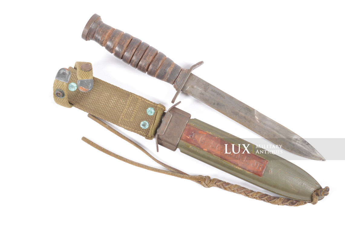 USM3 trench knife & personalized USM8 scabbard, « IMPERIAL » - photo 4